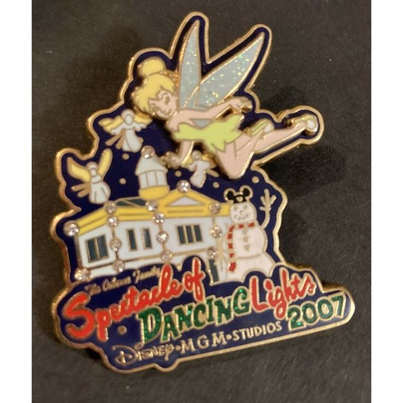 Disney Rare Osborne Family Spectacle Dancing Light Tinker Bell 2007 Pin LE 2500